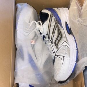 Saucony White and Black Athletic Shoes